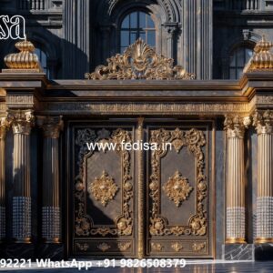 Fabrication Gate Design, Grill Ka Gate Residential Gate-wpc Wood Gate