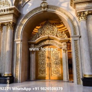 Black Gate Design, Iron Arch Gate Design Residential Gate-wpc Wood Gate