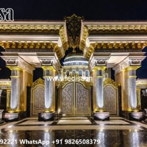 Black Gate Design, Steel Gate Design New Residential Gate-wpc Wood Gate