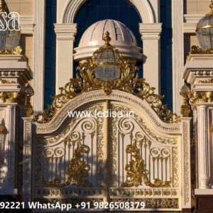 Grill Gate Ka Design, Main Gate Iron Door Design Residential Gate-wpc Wood Gate