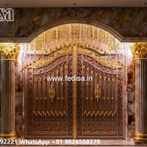 Gate Design Iron Pipe, Design Door Gate Residential Gate-wpc Wood Gate