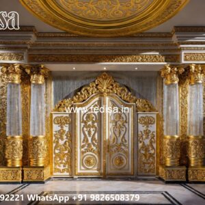 Grill Gate Ka Design, Steel Bar Gate Design Residential Gate-wpc Wood Gate