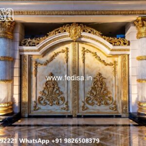 Modern Sliding Gate Design, Outside Gate Wall Design Residential Gate-wpc Wood Gate