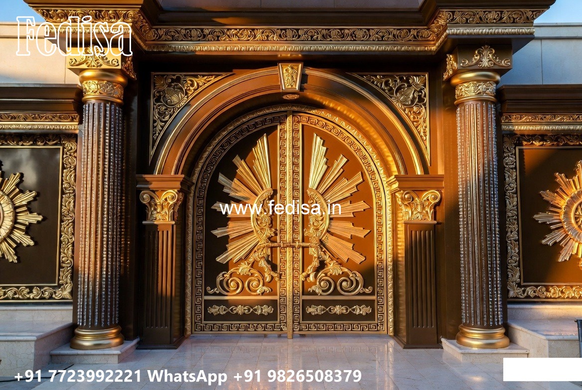Fabrication Gate Design, New Fancy Gate Residential Gate-wpc Wood Gate