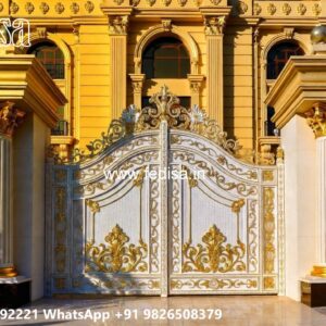 Black Gate Design, Gate Loha Design Residential Gate-wpc Wood Gate