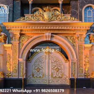 Porch Gate Design, Wall Compound Get Design Residential Gate-wpc Wood Gate