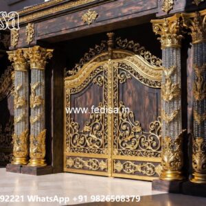 Main Gate Design Latest, Steel Ke Men Gate Residential Gate-wpc Wood Gate