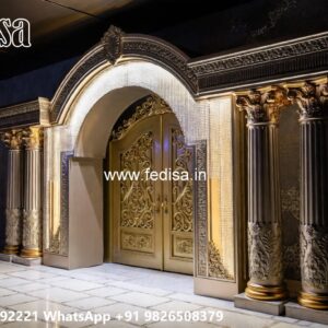 Main Gate Design Latest, Main Gate Sliding Door Design Residential Gate-wpc Wood Gate