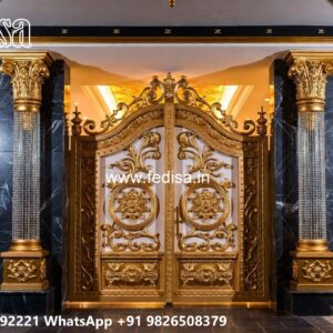 Fabrication Gate Design, Iron Gate Design Simple Residential Gate-wpc Wood Gate