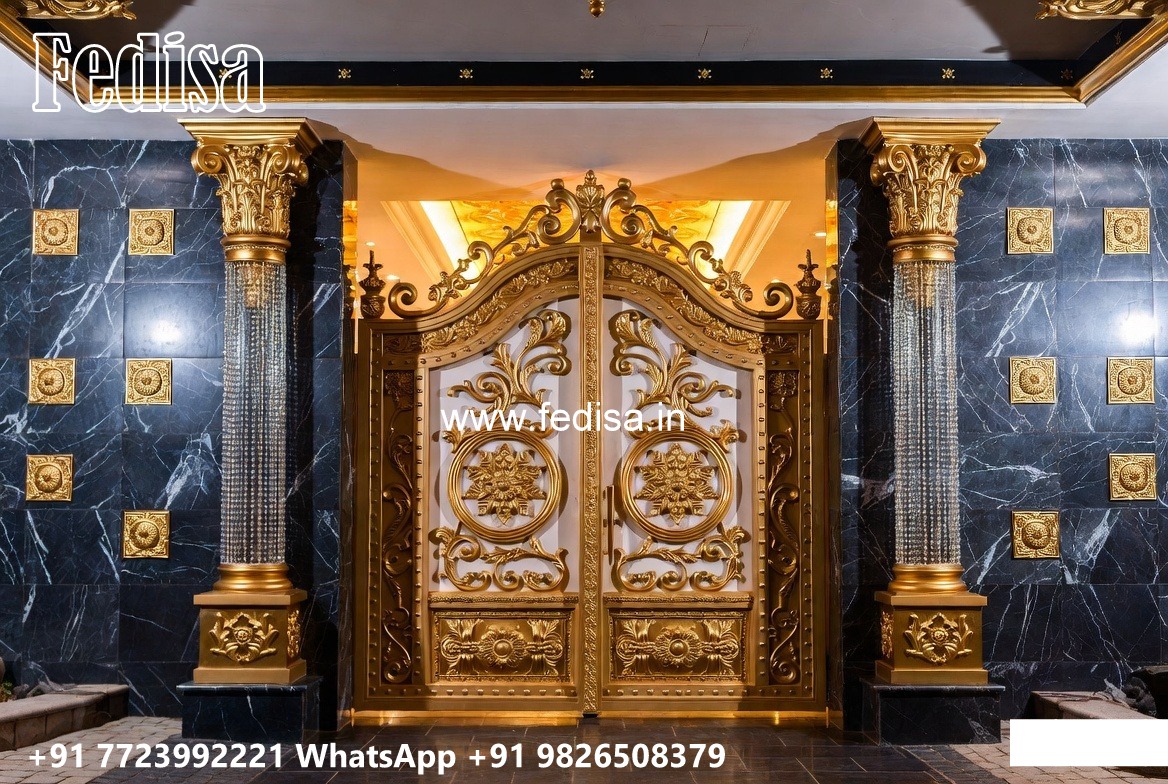 Fabrication Gate Design, Iron Gate Design Simple Residential Gate-wpc Wood Gate