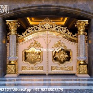 Gate Design Iron Pipe, Modern Gate Post Design Residential Gate-wpc Wood Gate