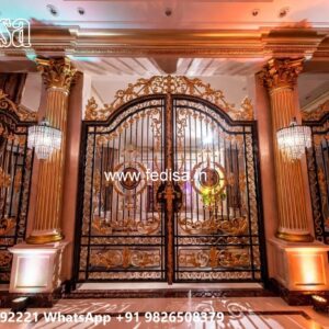 Modern Sliding Gate Design, Steel Gate Sheet Design Residential Gate-wpc Wood Gate