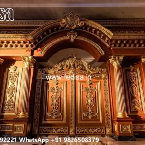 Main Gate Design Iron Pipe, House Boundary Gate Residential Gate-wpc Wood Gate