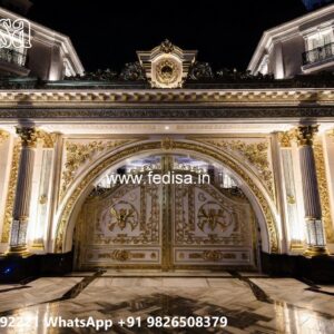 Gate Design Iron Pipe, Gate Fiber Design Main Gates-contemporary Gates