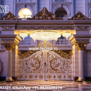 Black Gate Design, Main Gate With Small Gate Main Gates-contemporary Gates