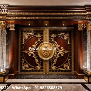 Farm Gate Design, Simple Boundary Wall Design With Gate Main Gates-contemporary Gates