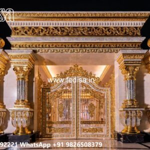 Grill Gate Ka Design, Simple Compound Gate Design Main Gates-contemporary Gates