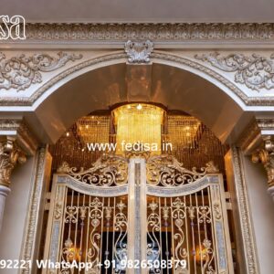 Main Gate Design Iron Pipe, Steel Wood Gate Design Main Gates-contemporary Gates