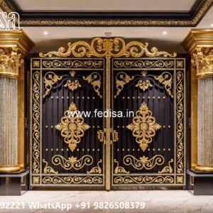 Gate Design Iron Pipe, Mid Century Modern Fences And Gates Main Gates-contemporary Gates