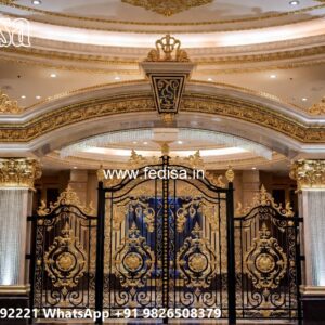 Farm Gate Design, Front Gate Design In Steel Main Gates-contemporary Gates