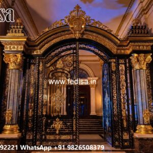 Black Gate Design, 8 Ft Gate Design Main Gates-contemporary Gates