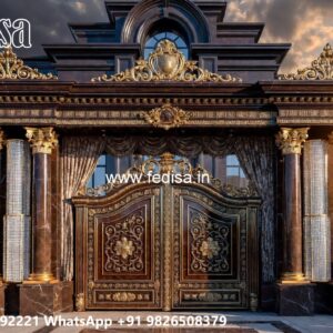 Grill Gate Ka Design, Fundermax Sheet Gate Design Main Gates-contemporary Gates