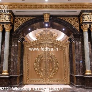 Grill Gate Ka Design, Boundary Steel Gate Main Gates-contemporary Gates