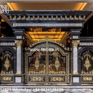 Main Gate Design Iron Pipe, Front Slide Gate Design Main Gates-contemporary Gates