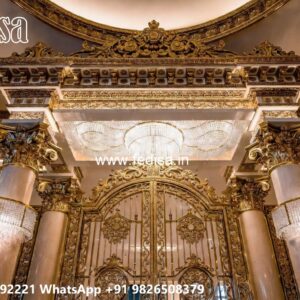 Grill Gate Ka Design, Double Entry Gate Main Gates-contemporary Gates