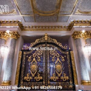 Stainless Steel Main Gate Design, Loha Grill Gate Main Gates-contemporary Gates