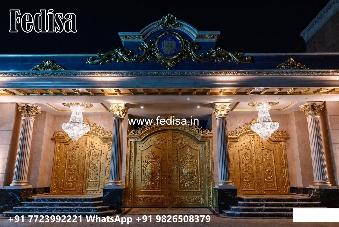 Stainless Steel Main Gate Design, Double Gate Design Main Gates-contemporary Gates