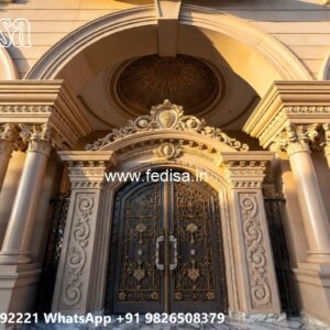 Plain Sheet Gate Design, Compound Wall Grill Design Main Gates-contemporary Gates