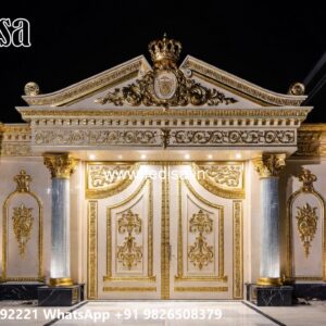 Plain Sheet Gate Design, Wooden Gate Design For Home Main Gates-contemporary Gates