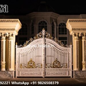 Stainless Steel Main Gate Design, Latest Steel Gate Design Main Gates-contemporary Gates