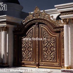 Latest Gate Design For Home, 10 Feet Gate Design Main Gates-contemporary Gates