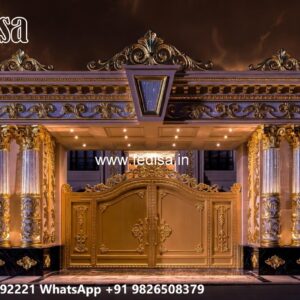 Simple Gate Design 2049, Wall And Gate Design Main Gates-contemporary Gates