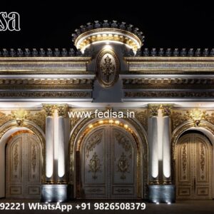 Plain Sheet Gate Design, Compound Wall Grill Main Gates-contemporary Gates