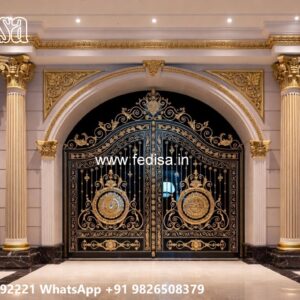 Steel Ke Gate Ke Design, Steel Framed Wooden Gates Main Gates-contemporary Gates