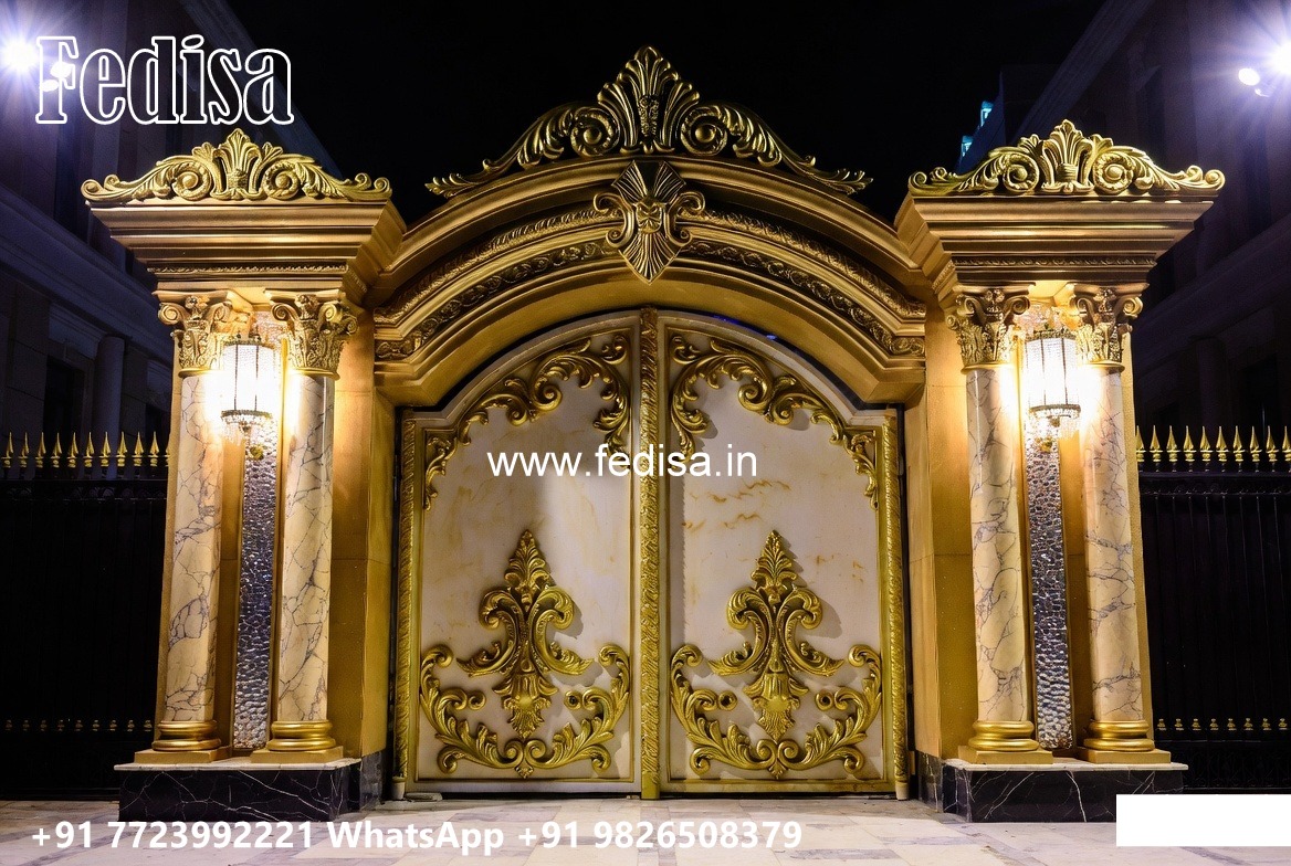 Front Gate Design Steel, Pvc Gate Design Main Gates-contemporary Gates