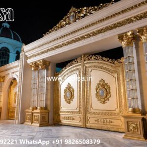 Plain Sheet Gate Design, Gate Upper Design Main Gates-contemporary Gates