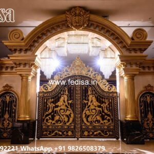 Front Gate Design Steel, Factory Main Gate Design Main Gates-contemporary Gates