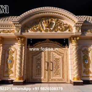 Front Gate Design Steel, Lohe Ke Pipe Gate Main Gates-contemporary Gates