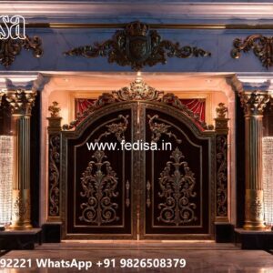 Simple Gate Design 2068, Single Gate Design Steel Main Gates-contemporary Gates