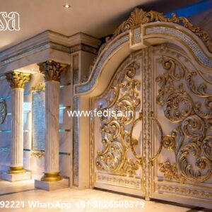 Sheet Gate Design, 12 Feet Gate Design Main Gates-contemporary Gates