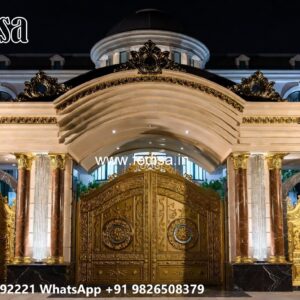 Simple Sliding Gate Design, Loha Ka Gate Design Main Gates-contemporary Gates