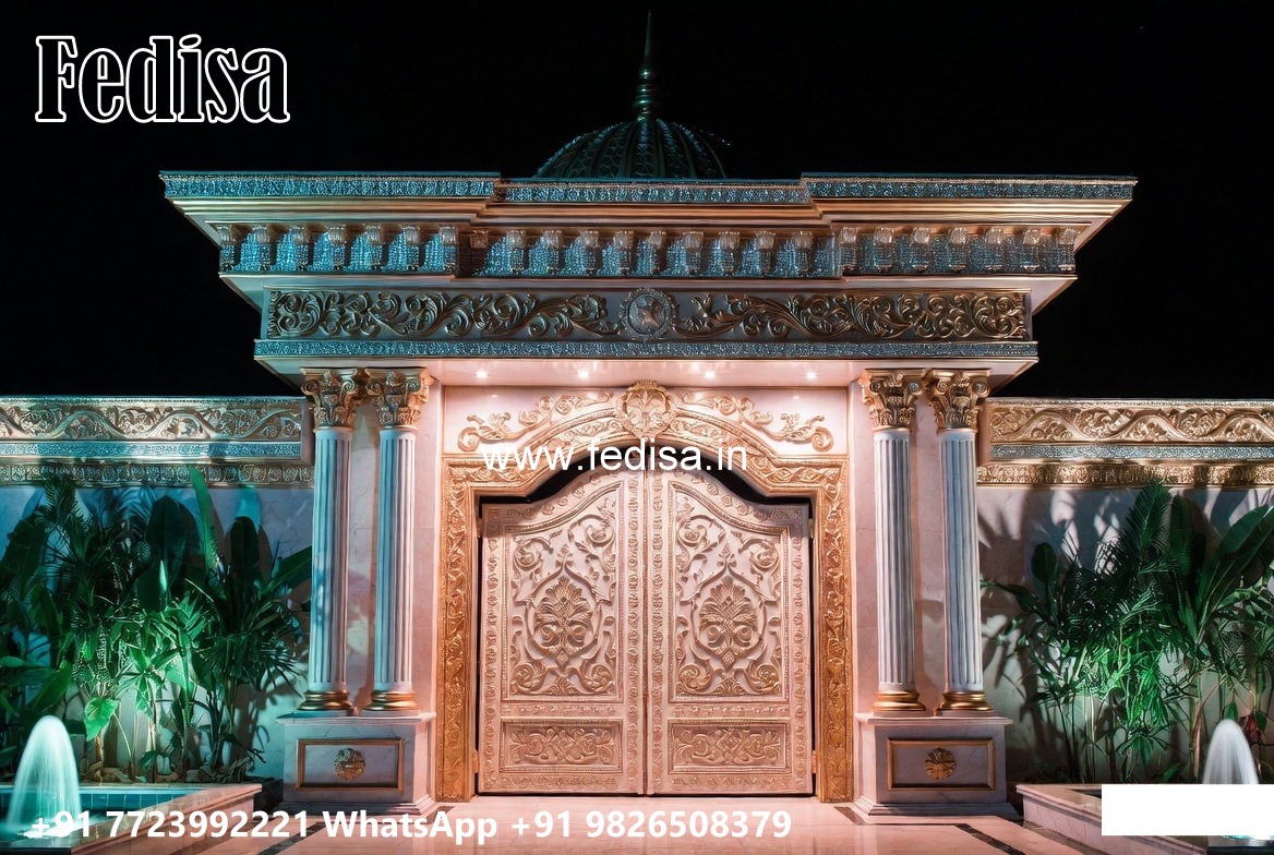 Front Gate Design Steel, Compound Wall Grill Gate Design Main Gates-contemporary Gates