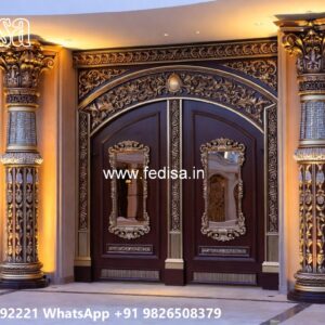 Simple Gate Design 2079, Steel Ka Main Gate Main Gates-contemporary Gates