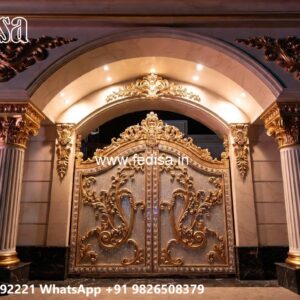 Front Gate Design Steel, Laser Cutting Iron Gate Main Gates-contemporary Gates