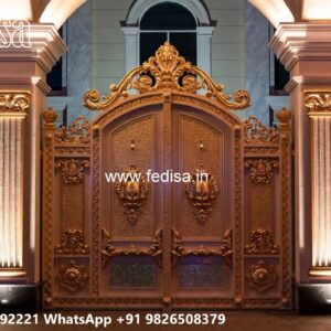 Simple Gate Design 2088, Front Wall Gate Design Main Gates-contemporary Gates
