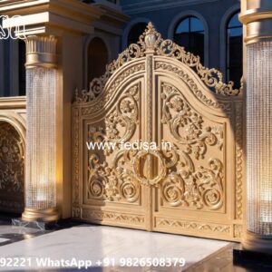 Simple Gate Design 2092, Front Iron Gate Design For Home Main Gates-contemporary Gates
